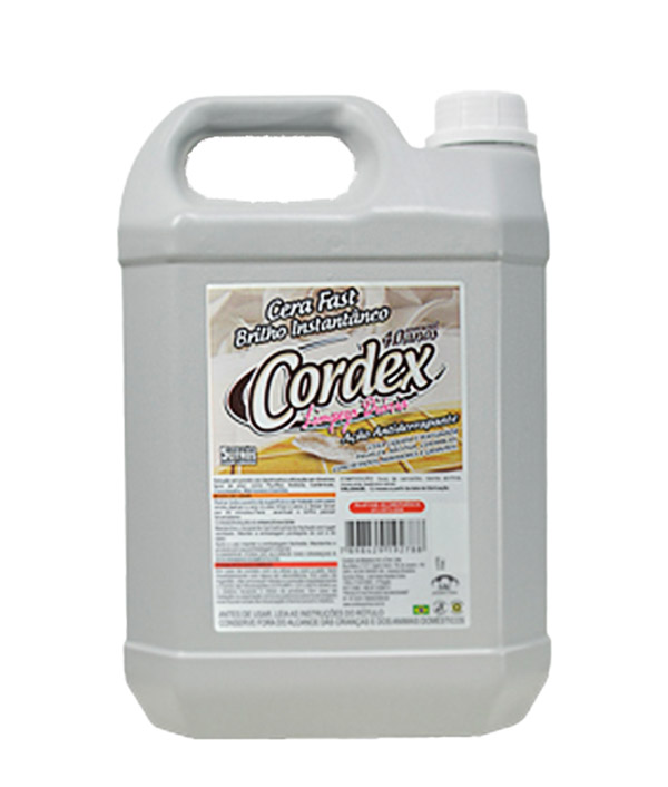 CERA CORDEX INCOLOR/PRETA/VERDE/VERMELHA 5 LT