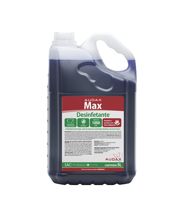 DESINFETANTE MAX LAVANDA/FLORAL/TALCO 5LT