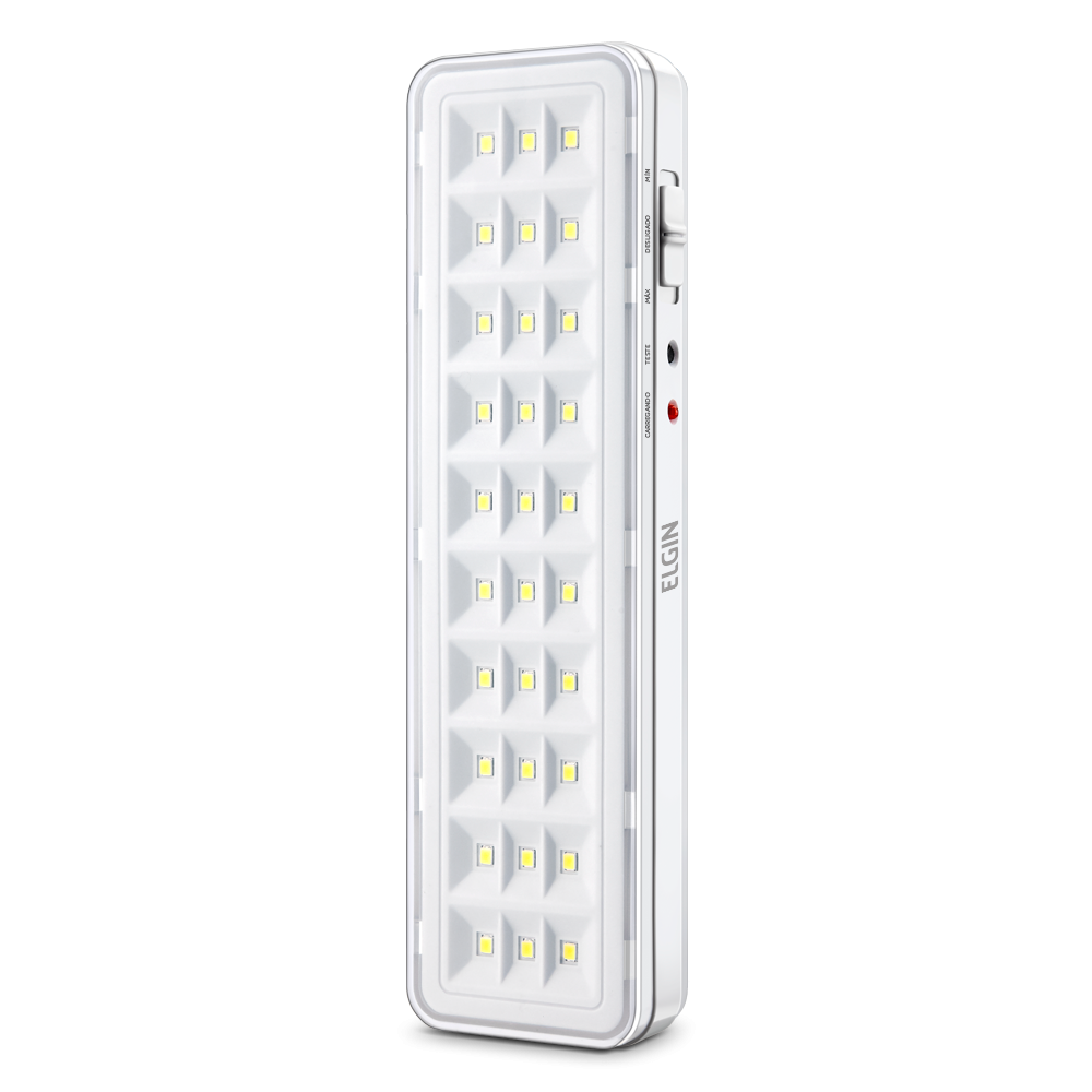 LUMINÁRIA EMERGÊNCIA 30 LED ELGIN