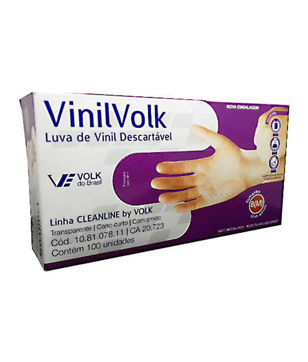 LUVA VINIL C/100 (M/G)