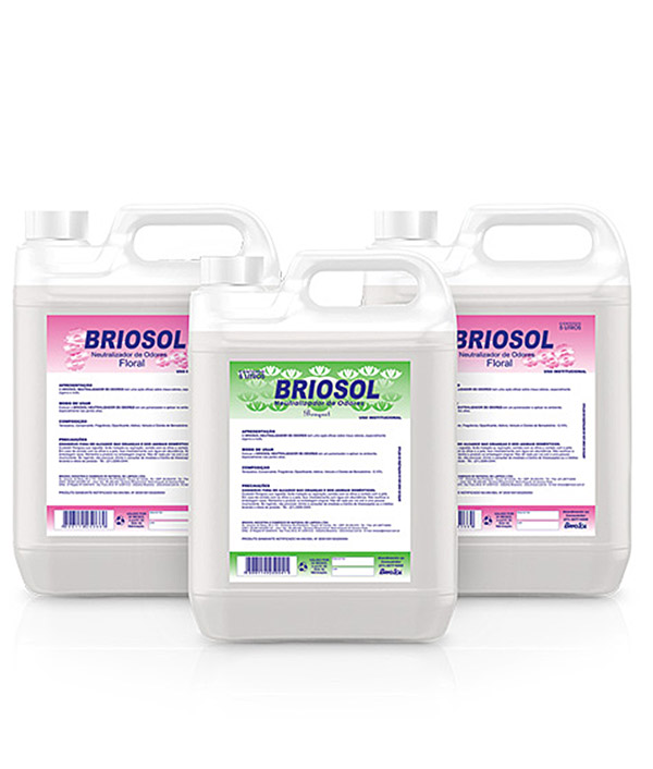 NEUTRALIZADOR BRIOSOL VÁRIAS FRAGÂNCIAS 5 LT