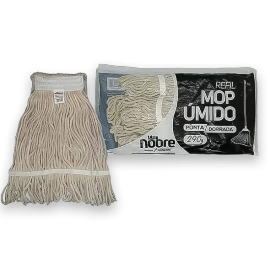 Refil Mop Úmido Ponta Dobrada nobre