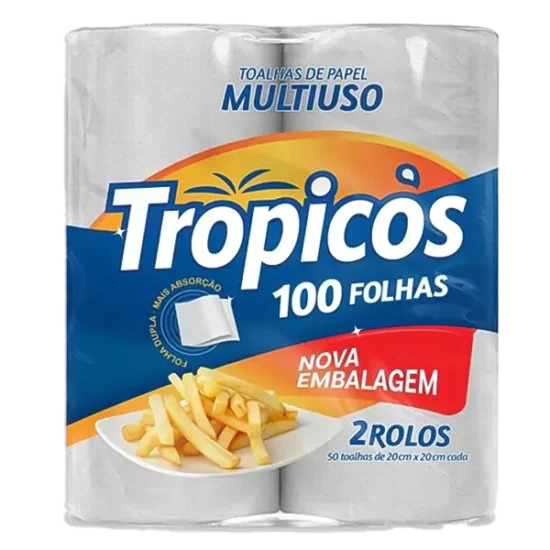 Papel Toalha Trópicos c/2