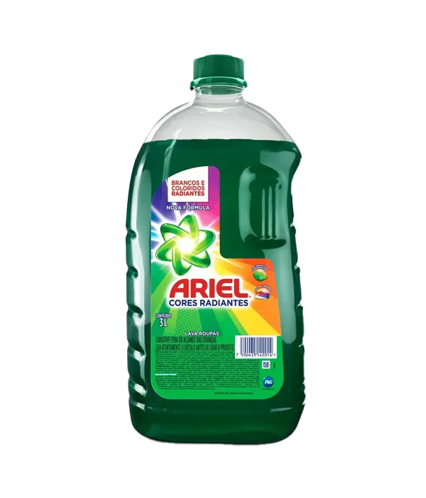 Sabão-Líquido-Ariel-Cores-Radiantes-3L Sabão Líquido Ariel Cores Radiantes 3L