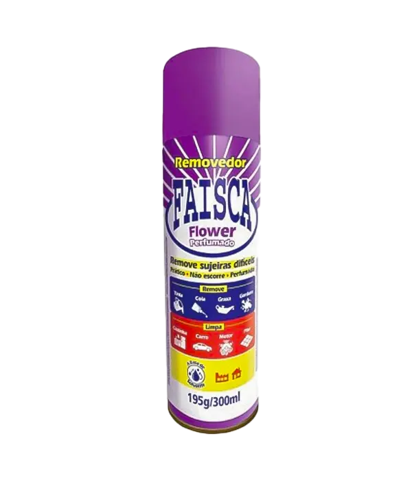 removedor-faisca-perfumado-flower-aerosol-300-ml Removedor Faísca Perfumado Flower Multiuso Aerossol 300ml