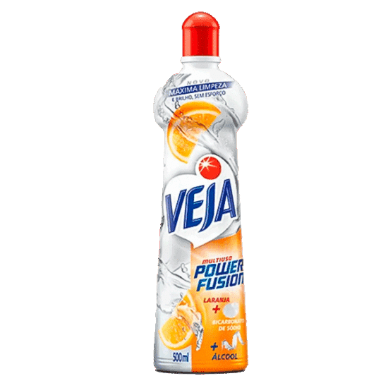veja power fusion laranja 500ml